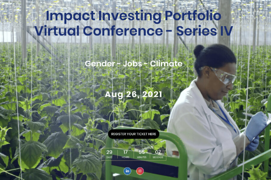 Impact Investing Portfolio (IIP) Virtual Conference – Series IV